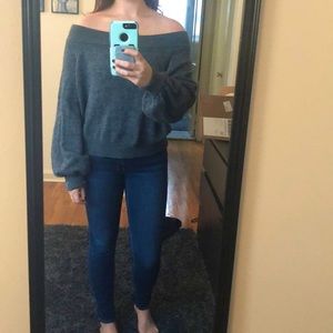 H&M Off the Shoulder Sweater